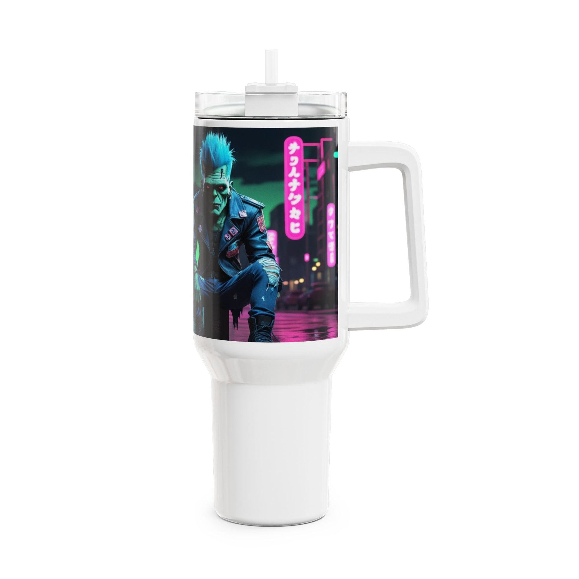 Travel Tumbler - Unique Gothic Art Design - 40oz Insulated Mug - SJM Print Store