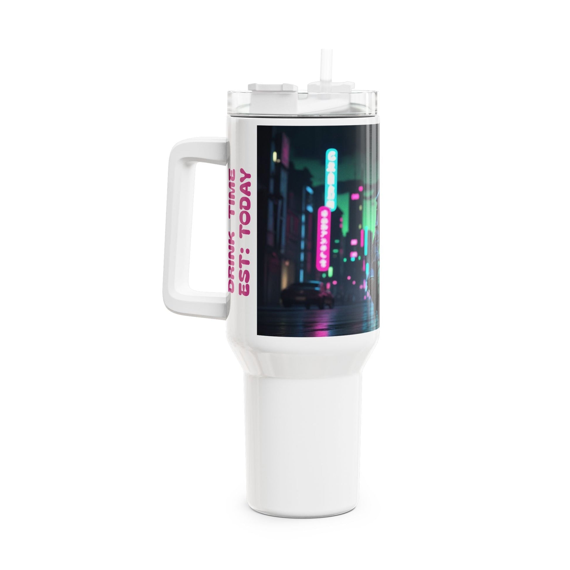 Travel Tumbler - Unique Gothic Art Design - 40oz Insulated Mug - SJM Print Store