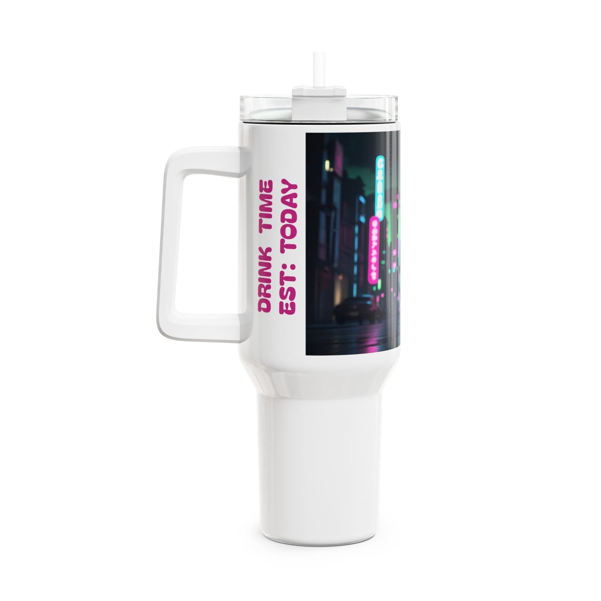 Travel Tumbler - Unique Gothic Art Design - 40oz Insulated Mug - SJM Print Store