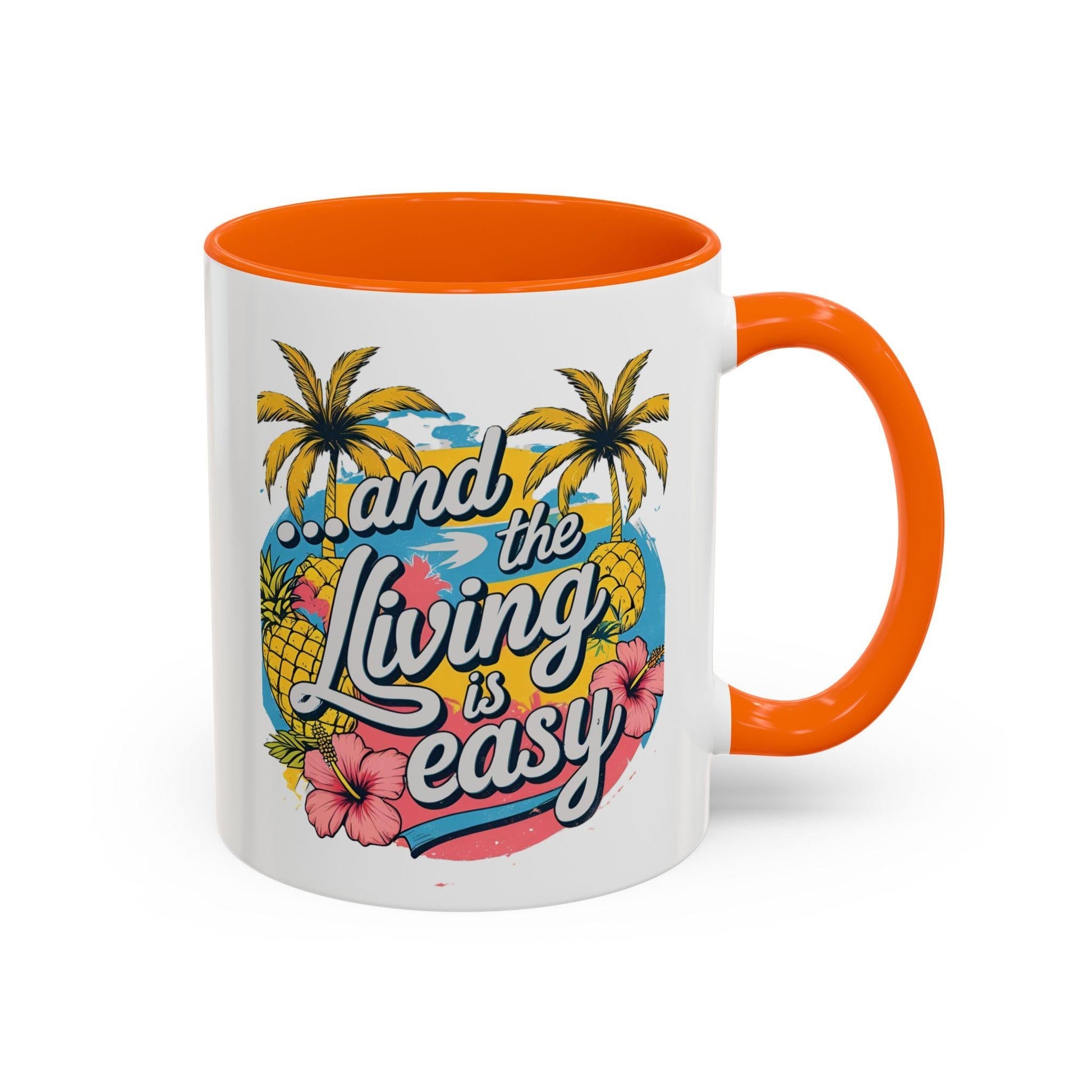 Tropical Coffee Mug with Fun Tropical Design - SJM Print Store