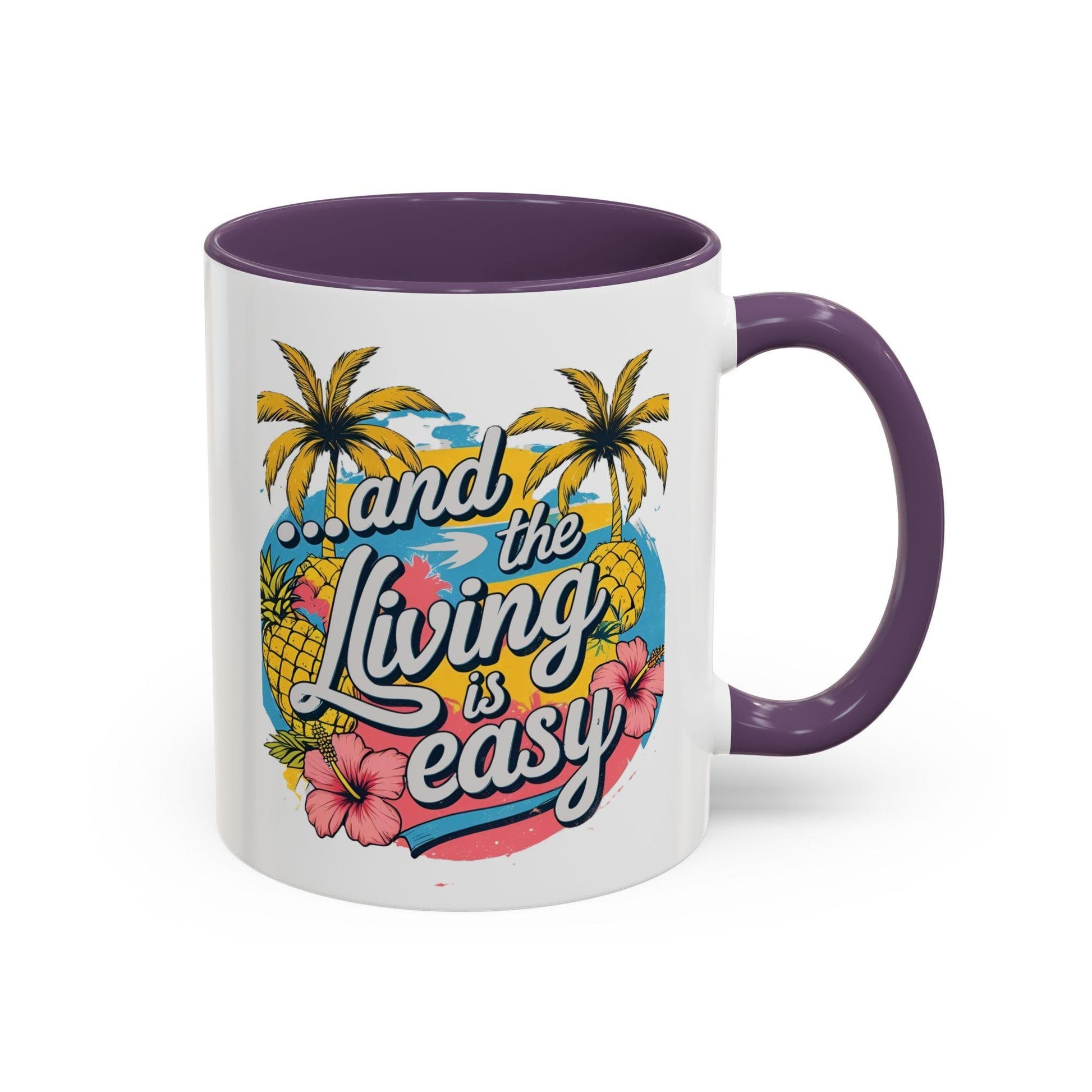 Tropical Coffee Mug with Fun Tropical Design - SJM Print Store