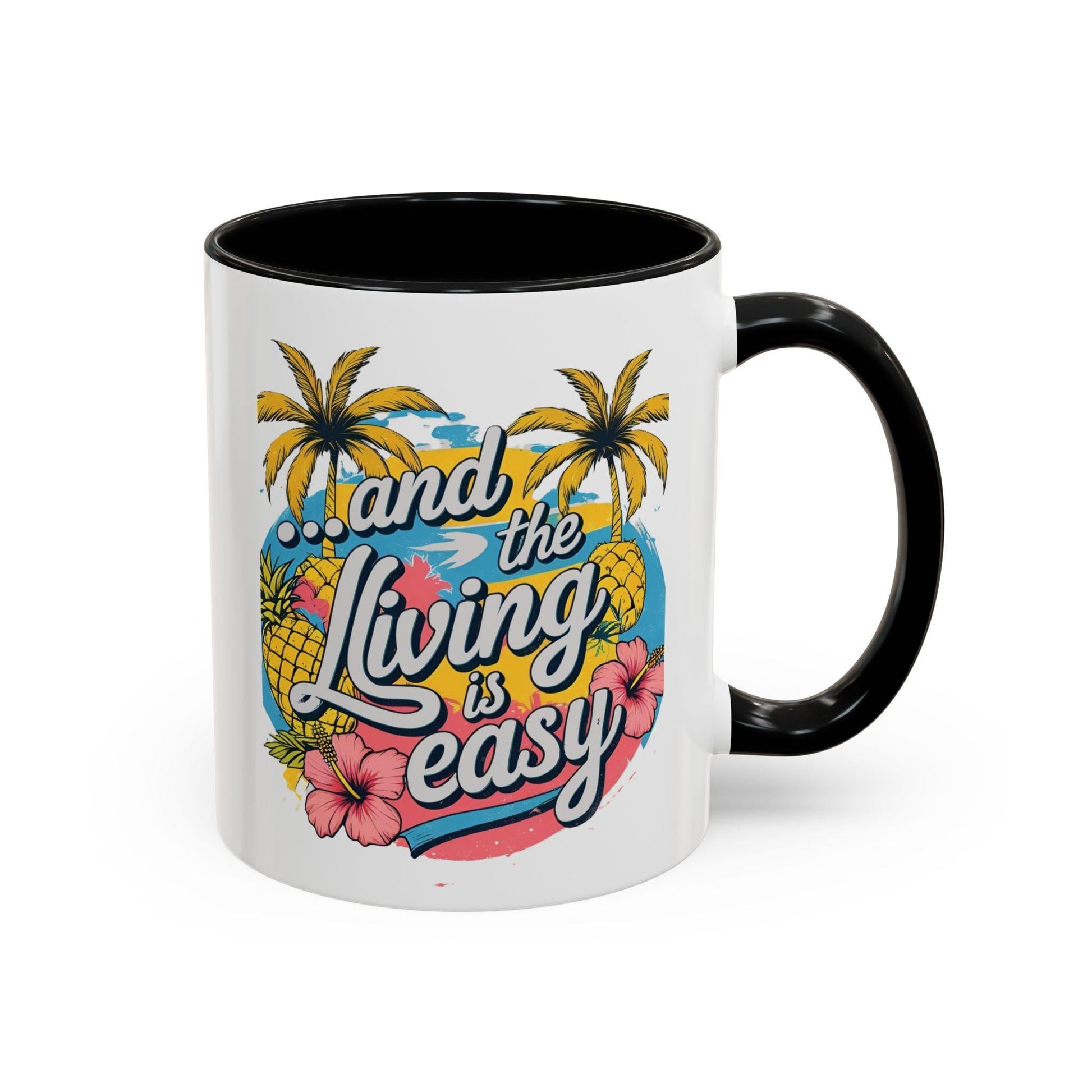 Tropical Coffee Mug with Fun Tropical Design - SJM Print Store