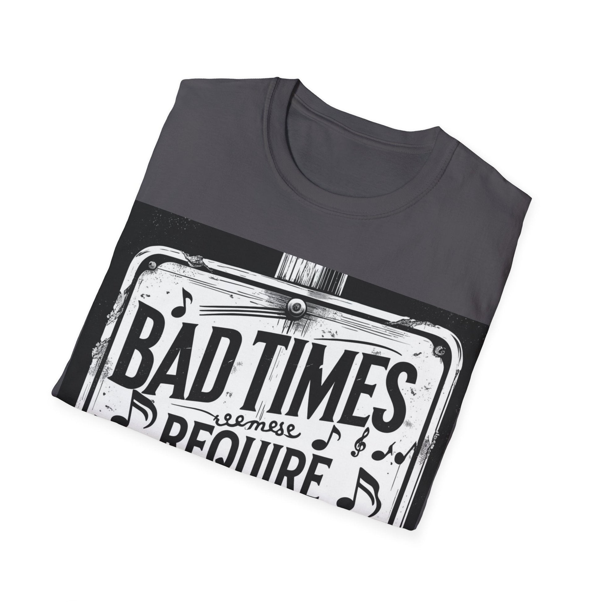 Unisex Softstyle T-Shirt, Unique Music Lover Graphic Tee, Cool Retro Concert Shirt, Vintage Band Fan Apparel, Gift for Musicians - SJM Print Store