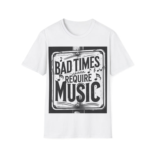 Unisex Softstyle T-Shirt, Unique Music Lover Graphic Tee, Cool Retro Concert Shirt, Vintage Band Fan Apparel, Gift for Musicians - SJM Print Store