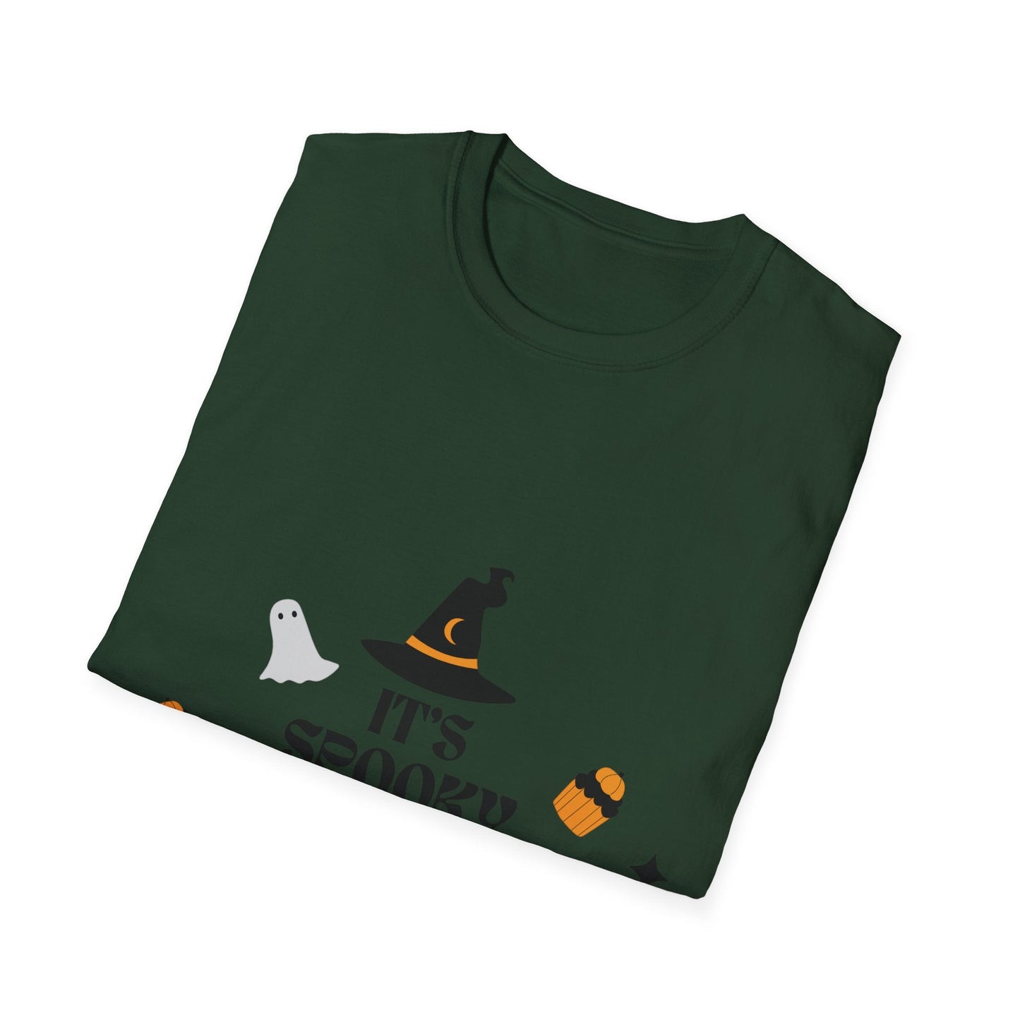 Unisex Spooky Season T-Shirt, Halloween Shirt, Fall Apparel, Casual Tee, Ghostly Graphic Tee, Autumn Fashion - SJM Print Store