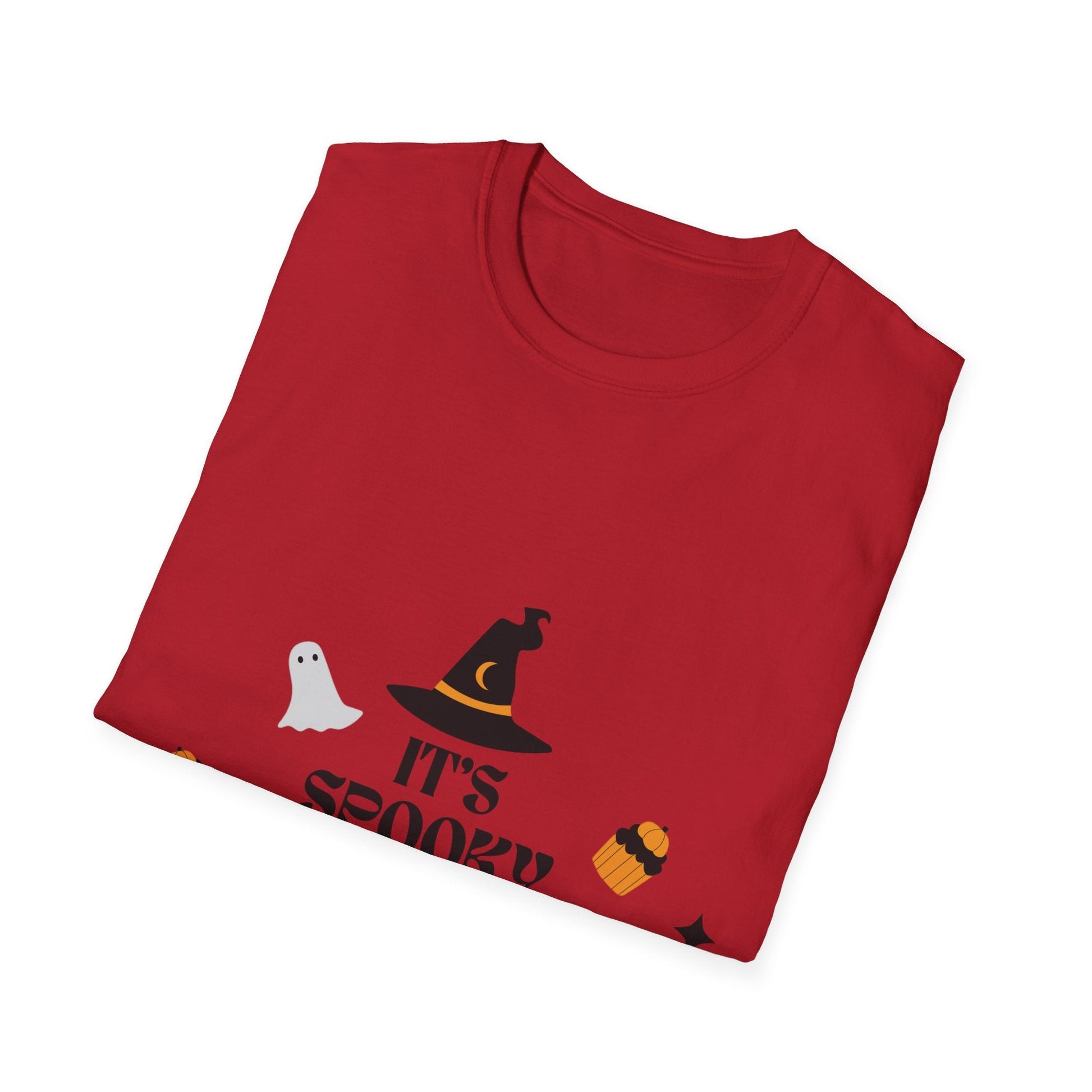 Unisex Spooky Season T-Shirt, Halloween Shirt, Fall Apparel, Casual Tee, Ghostly Graphic Tee, Autumn Fashion - SJM Print Store