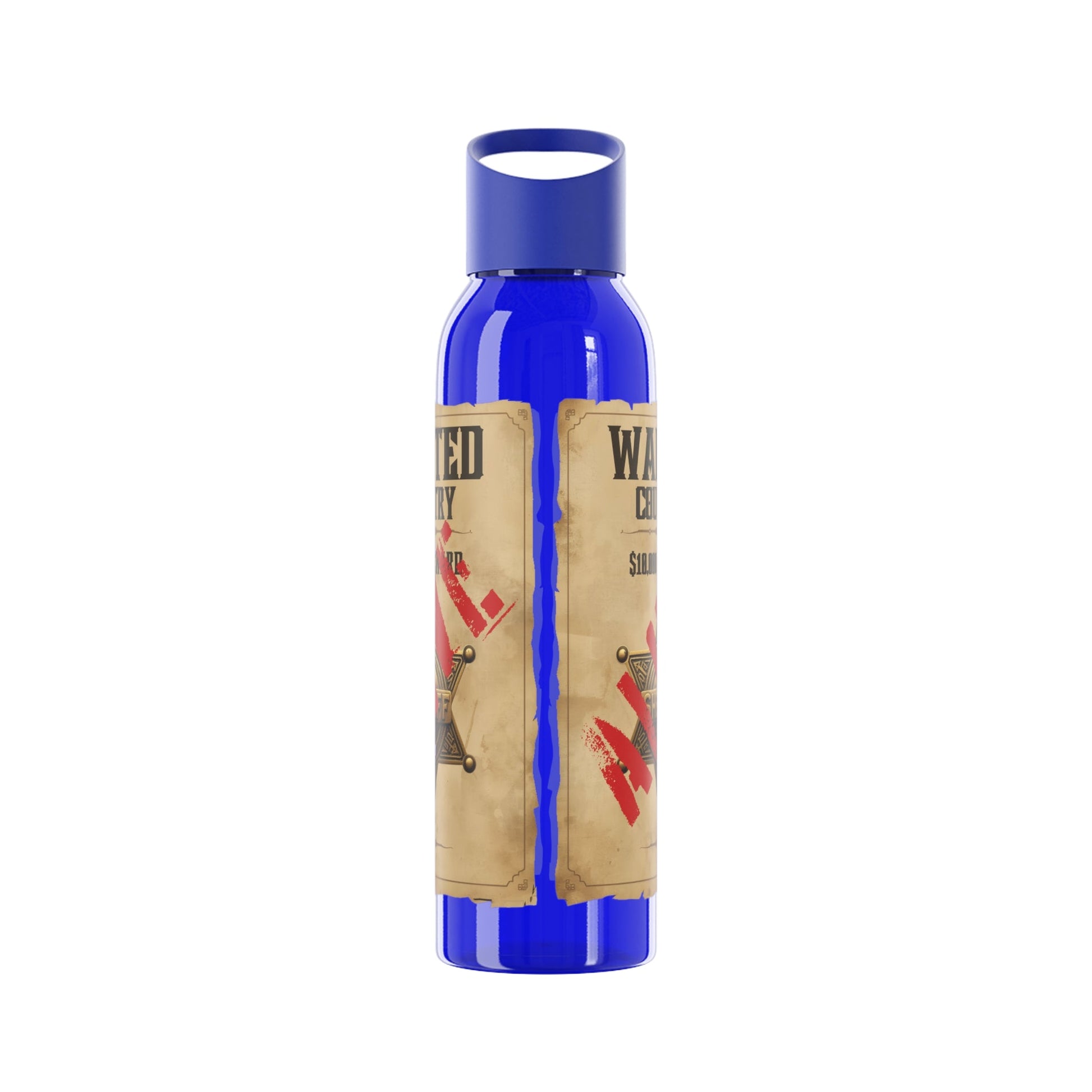 Wanted Poster Water Bottle | Vintage Style Country Themed Wanted Design - SJM Print Store