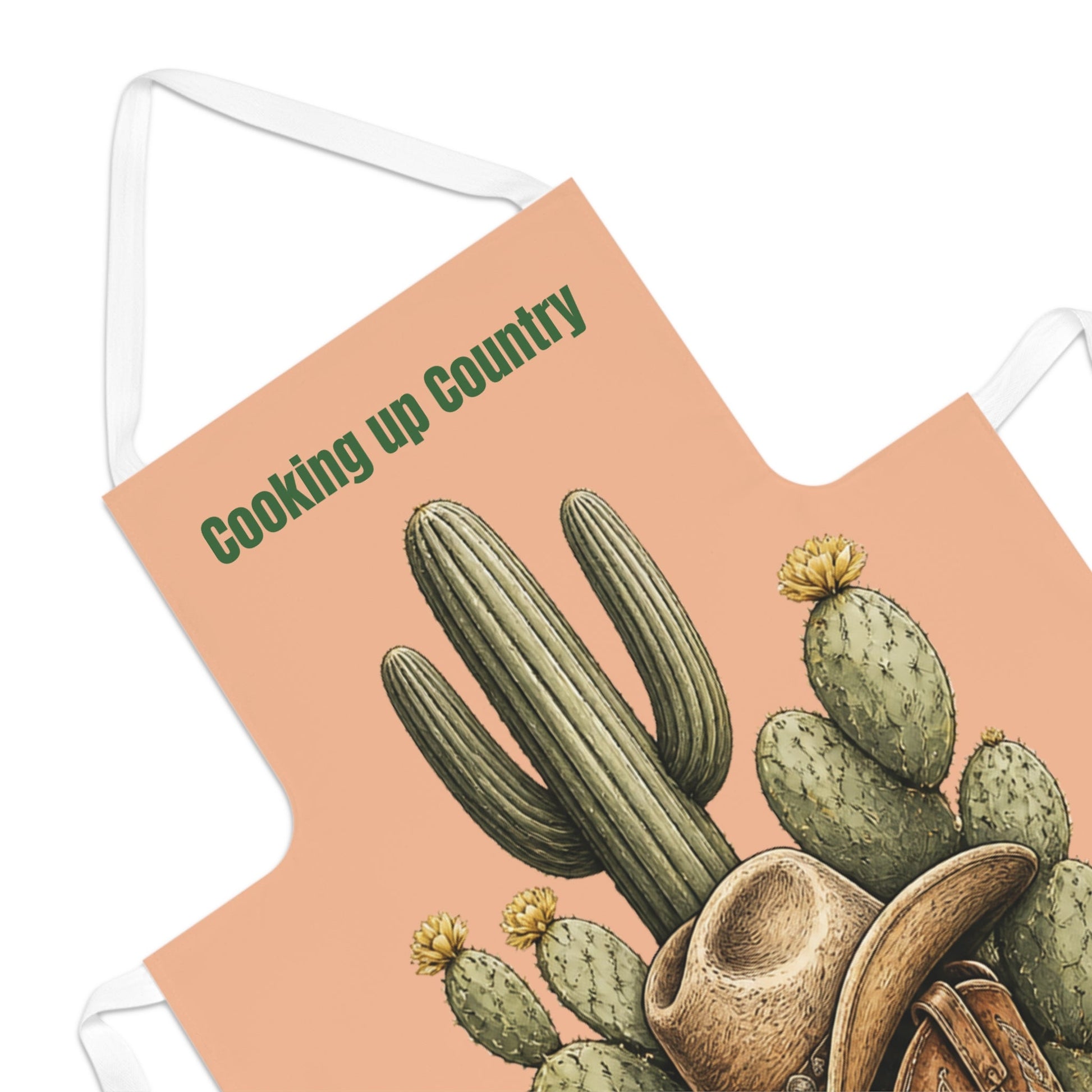 Western Cactus Cowboy Apron - SJM Print Store